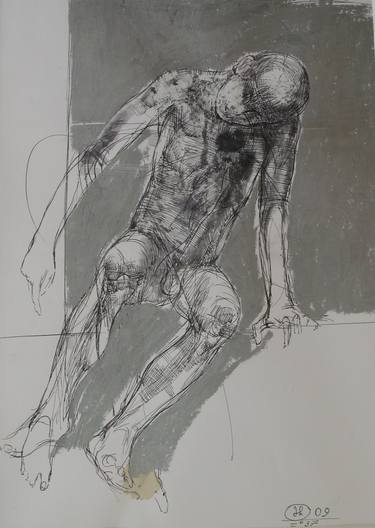 Print of Figurative Nude Drawings by Mirian Gomeli
