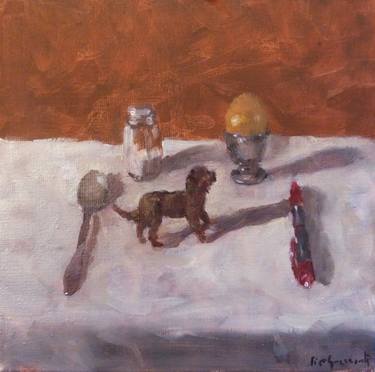 Saatchi Art Artist Piet Groenendijk; Paintings, “Plastic dog” #art