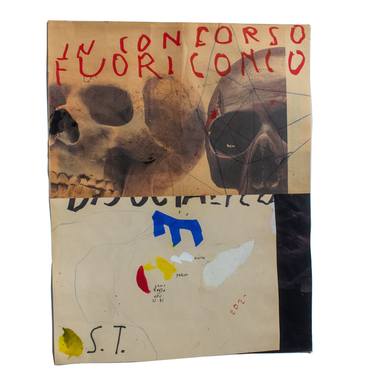 Original Contemporary Graffiti Mixed Media by Massimo Nota