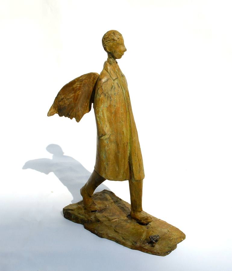 Original Figurative Fantasy Sculpture by Uri Dushy