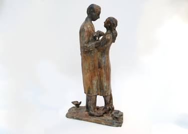 Original Love Sculpture by Uri Dushy