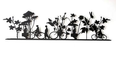 Original Floral Sculpture by Uri Dushy