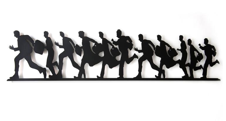 Original Figurative Business Sculpture by Uri Dushy