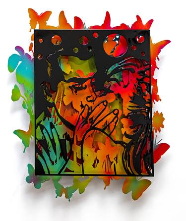 Love 02, Colours of Love, Metal Wall Art, 2016 thumb