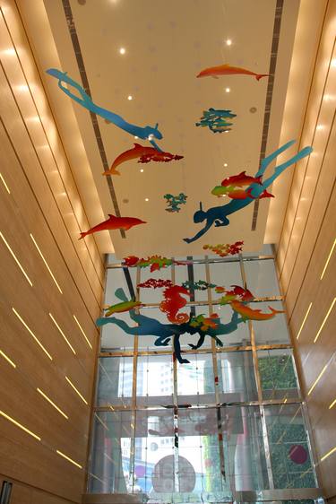 Tales From The Oceans, Ocean Financial Centre, Singapore, 2015 thumb