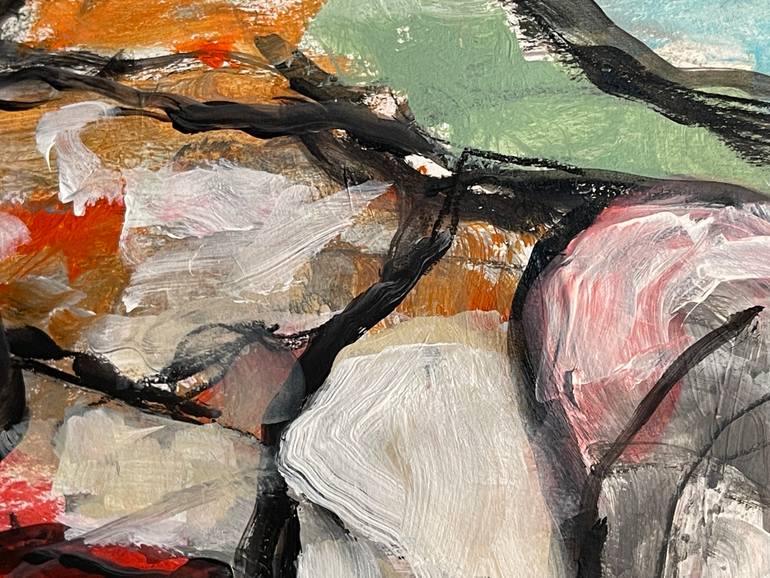 Original Abstract Fantasy Painting by Alfredo Machado Zingg