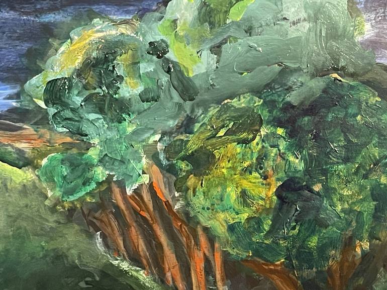 Original Impressionism Landscape Painting by Alfredo Machado Zingg
