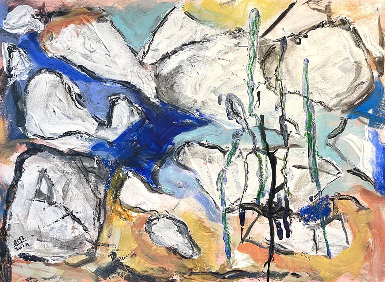 Print of Abstract Expressionism Fantasy Paintings by Alfredo Machado Zingg