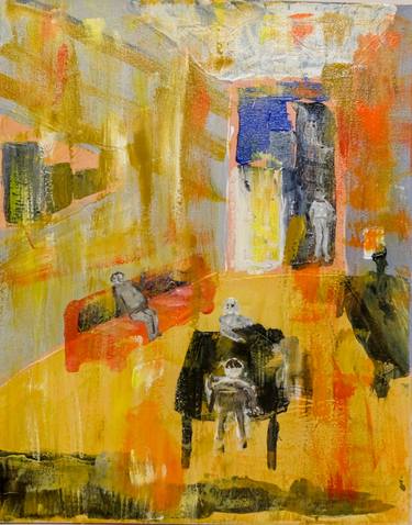 Original Abstract Expressionism Fantasy Paintings by Alfredo Machado Zingg