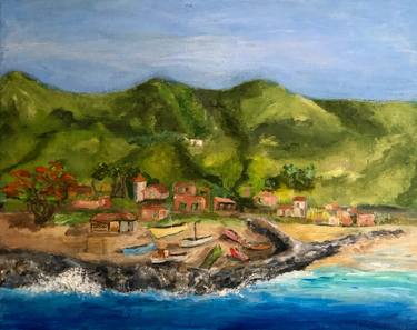 Original Impressionism Seascape Paintings by Alfredo Machado Zingg