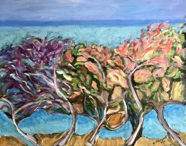 Original Impressionism Seascape Paintings by Alfredo Machado Zingg