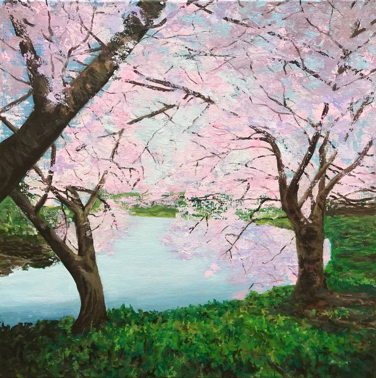 A spring day Painting by asli akyuz | Saatchi Art