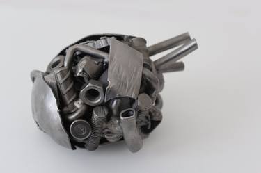 Original Abstract Love Sculpture by Bruna D'Alessandro