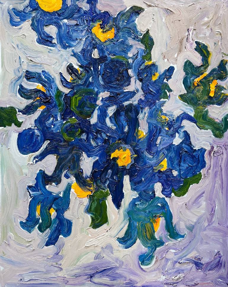 Original Impressionism Floral Paintings by Daniel Zimmerman