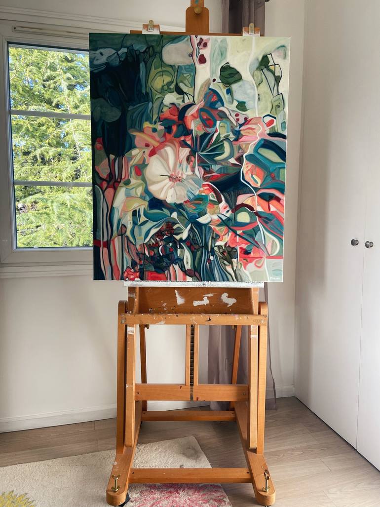 Original Contemporary Abstract Painting by Nathalie Maquet