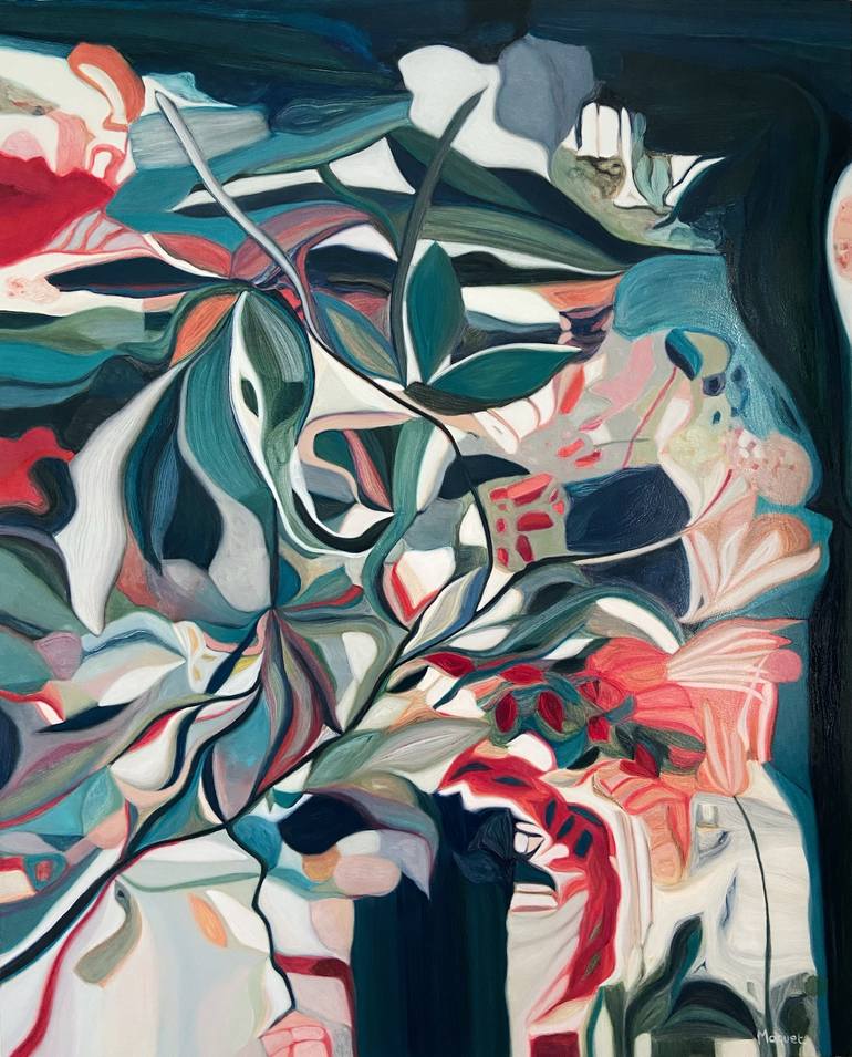 Print of Contemporary Nature Paintings by Nathalie Maquet