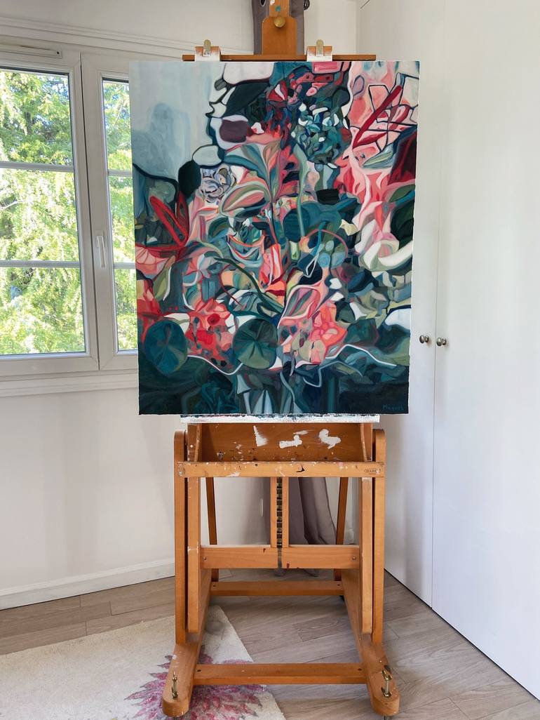 Original Contemporary Abstract Painting by Nathalie Maquet