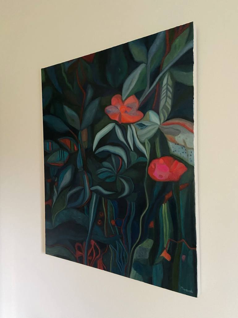 Original Contemporary Nature Painting by Nathalie Maquet