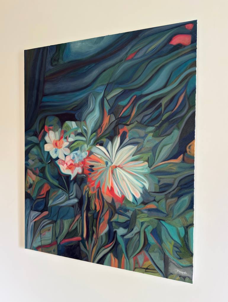Original Contemporary Nature Painting by Nathalie Maquet