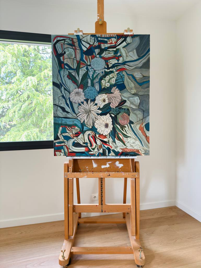 Original Contemporary Nature Painting by Nathalie Maquet