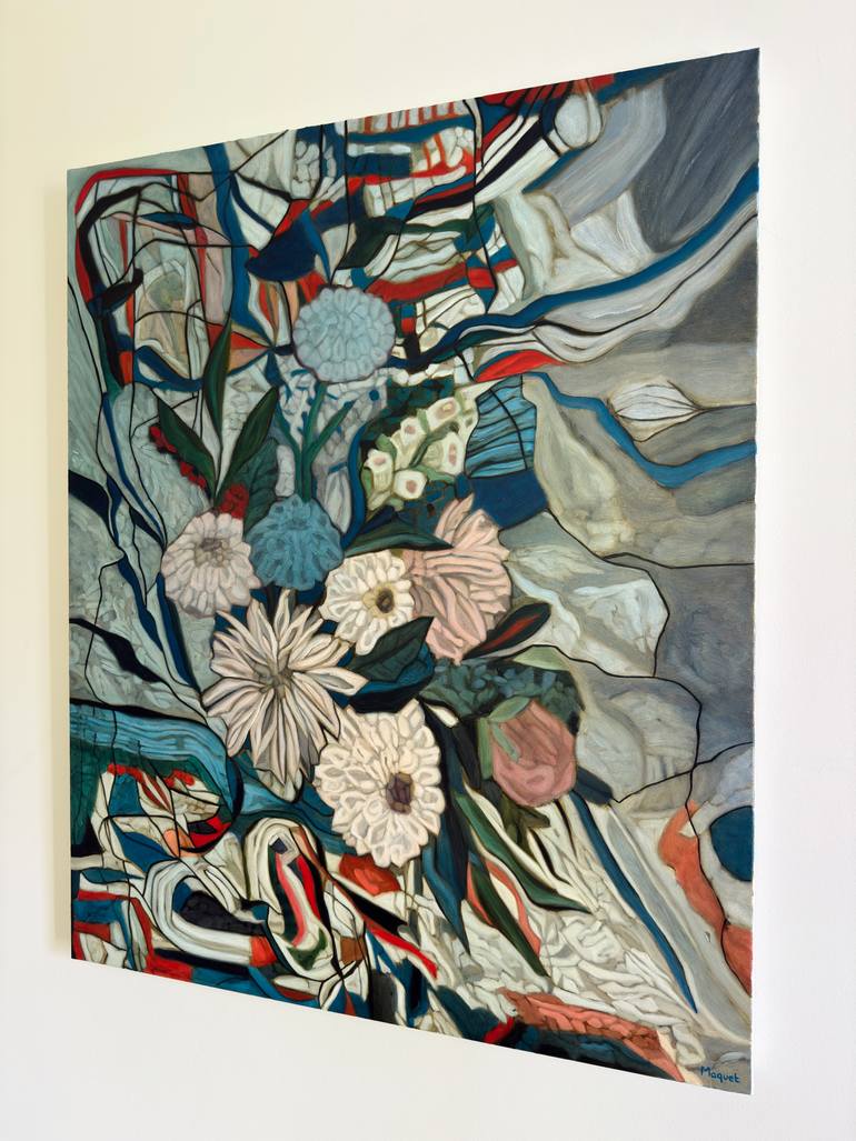 Original Contemporary Nature Painting by Nathalie Maquet