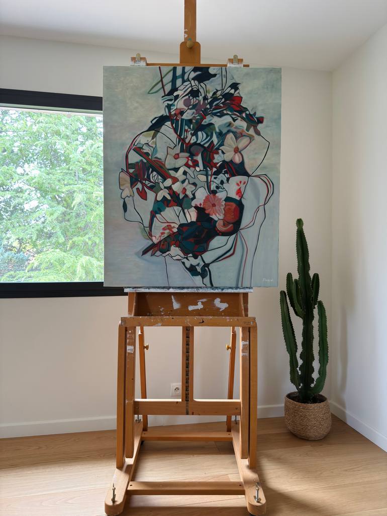 Original Contemporary Nature Painting by Nathalie Maquet