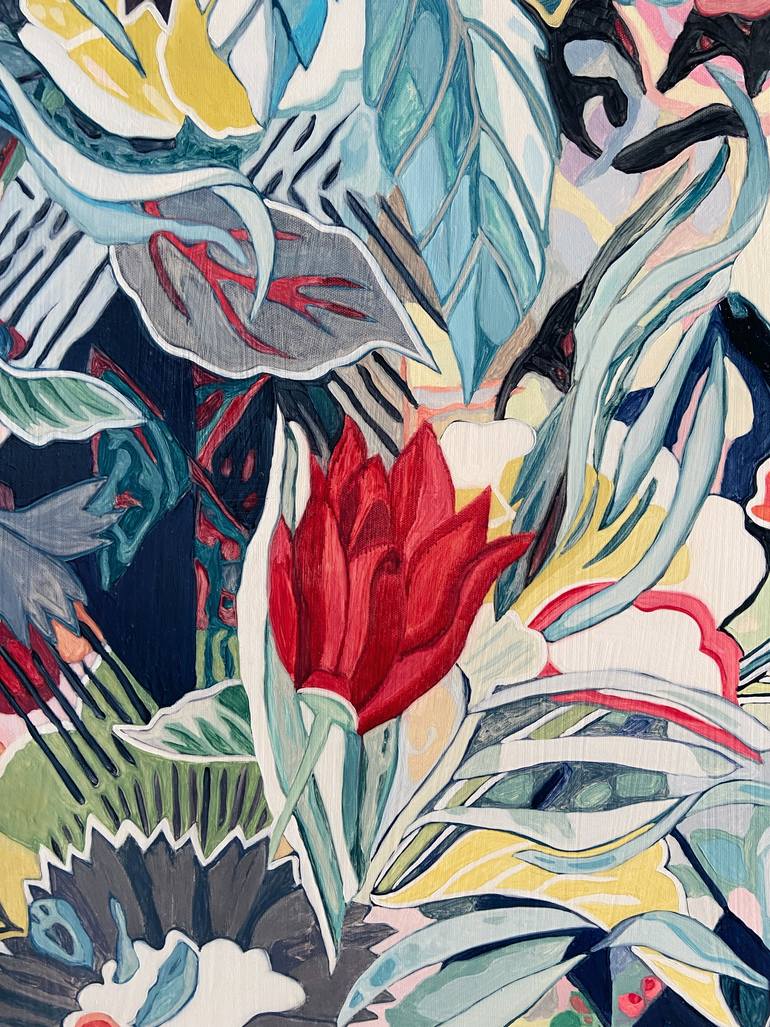 Original Modernism Abstract Painting by Nathalie Maquet