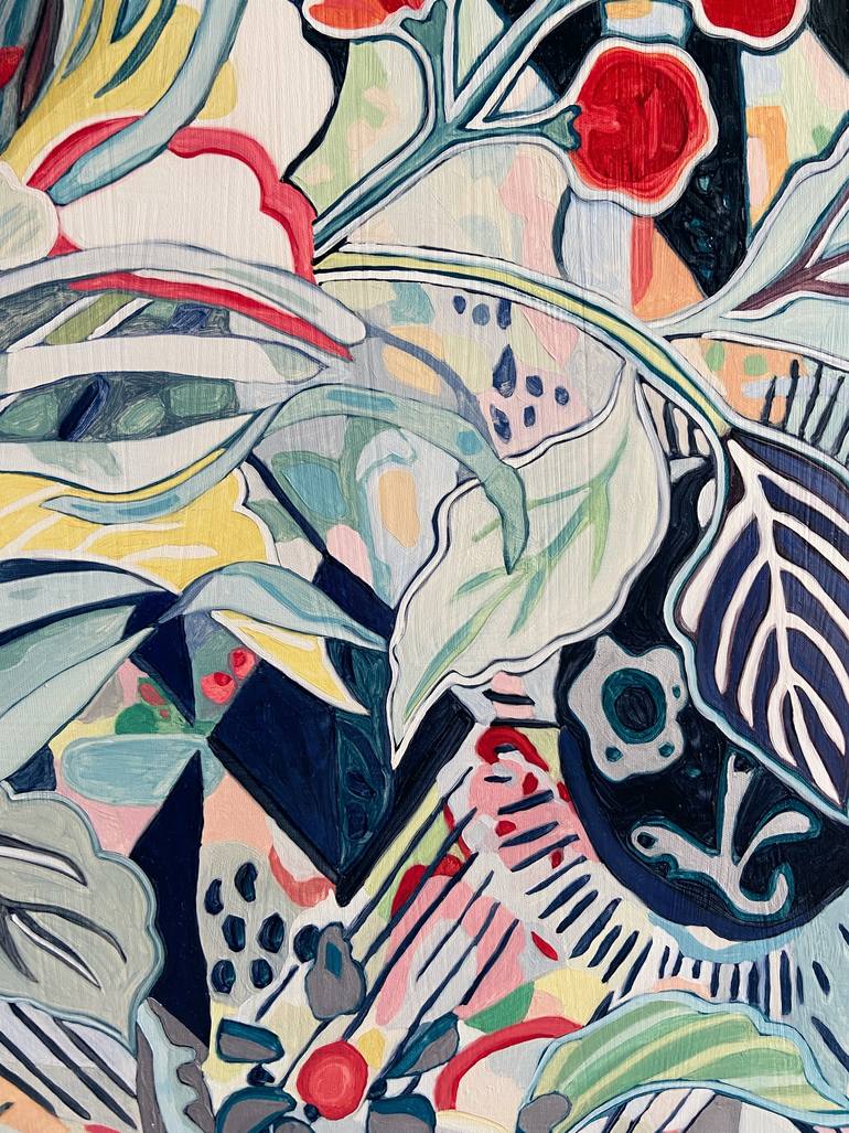 Original Modernism Abstract Painting by Nathalie Maquet