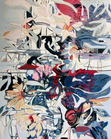 Original Modern Abstract Paintings by Nathalie Maquet