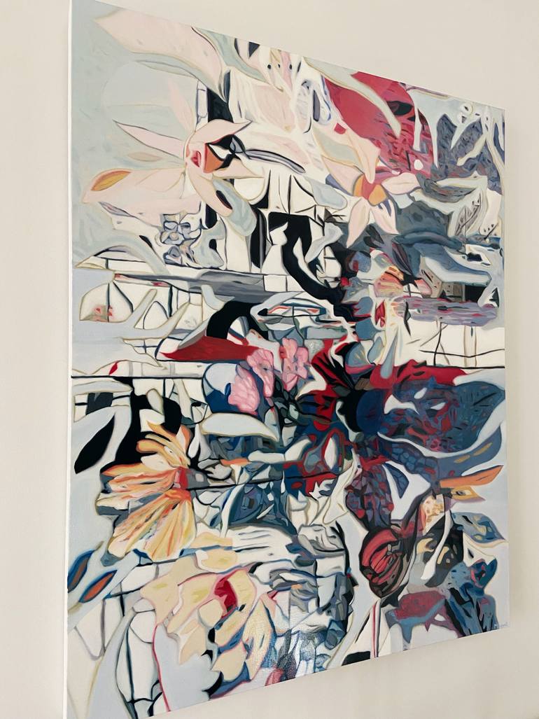 Original Modernism Abstract Painting by Nathalie Maquet