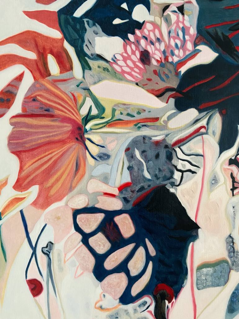 Original Modernism Abstract Painting by Nathalie Maquet