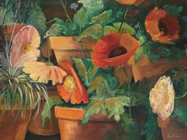 Original Floral Painting by Joan Dorrill