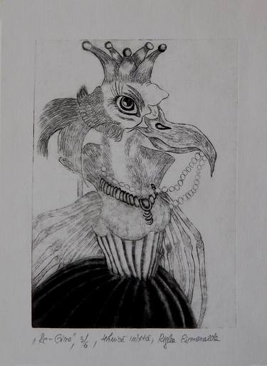 Print of Conceptual Animal Printmaking by Esmeralda Riglea