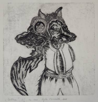 Print of Conceptual Animal Printmaking by Esmeralda Riglea