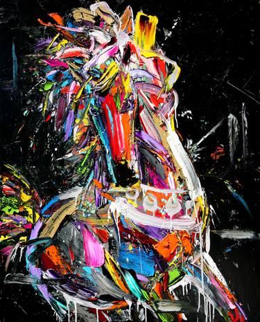 Print of Expressionism Horse Paintings by SEOK YOUNG KIM