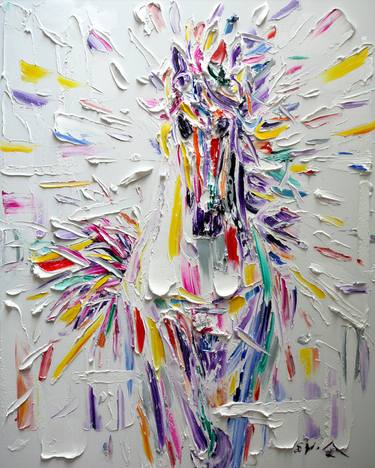 Print of Expressionism Horse Paintings by SEOK YOUNG KIM