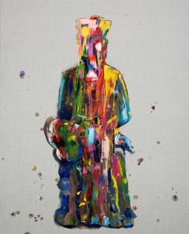 Original Expressionism Men Paintings by SEOK YOUNG KIM