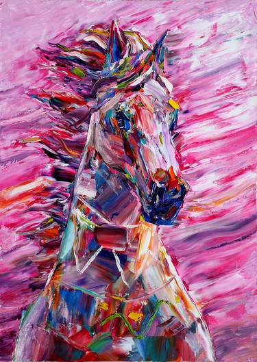 Print of Horse Paintings by Seok Young Kim