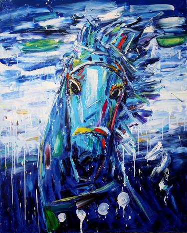 Print of Horse Paintings by Seok Young Kim