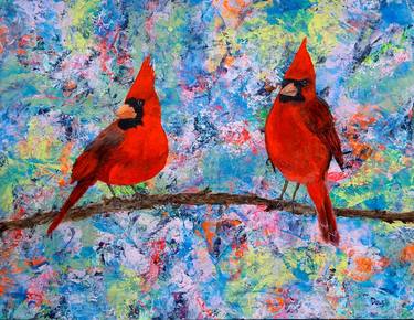 Print of Abstract Animal Paintings by Jill Dowell