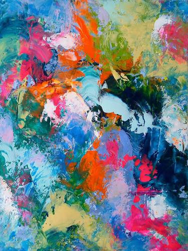 Original Abstract Expressionism Abstract Paintings by Jill Dowell