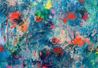 Original Abstract Expressionism Abstract Paintings by Jill Dowell