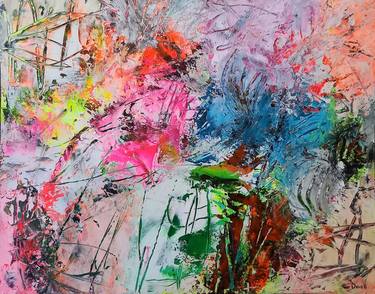 Original Expressionism Abstract Paintings by Jill Dowell