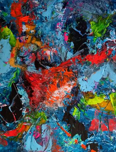 Original Abstract Performing Arts Paintings by Jill Dowell