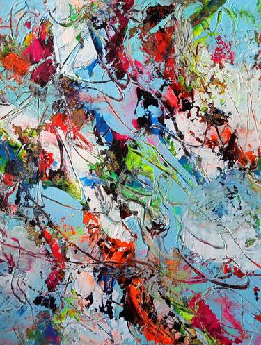 Original Fine Art Abstract Paintings by Jill Dowell