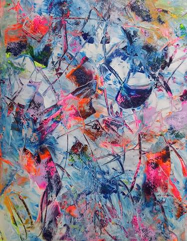 Original Fine Art Abstract Paintings by Jill Dowell