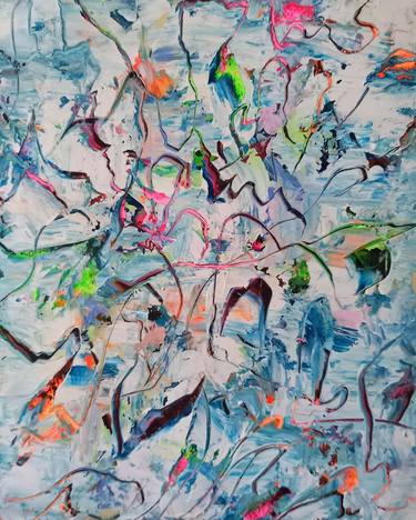 Original Fine Art Abstract Paintings by Jill Dowell