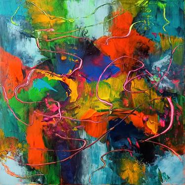 Print of Fine Art Abstract Paintings by Jill Dowell
