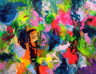 Original Abstract Family Paintings by Jill Dowell