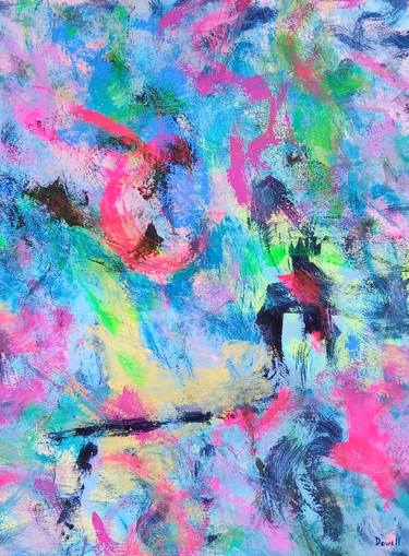 Print of Abstract Expressionism Abstract Paintings by Jill Dowell